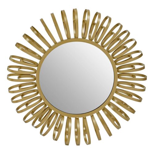 Trento Wall Mirror - Round - Gold Multi Ring Design