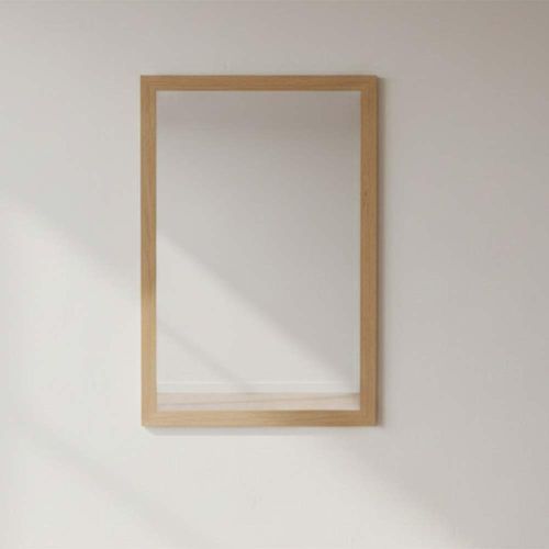 Wadsworth Oak Wall Mirror - 60cm x 90cm