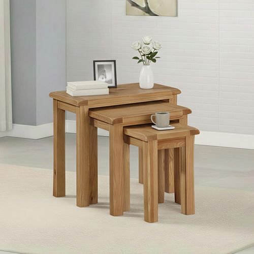 Kilmore Nest of Tables - Set of 3 - Oak