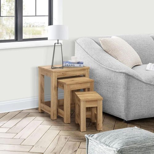 Compton Nest of Tables - Set of 3 - Oak