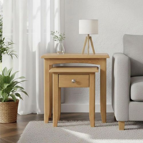 Kilkenny Nest of Tables - Set of 2 - Oak