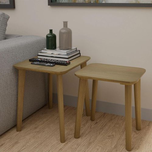 Scandic Nest of Tables - Set of 2 - Oak