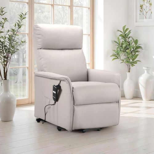 Helena Pebble Faux Leather Recline Chair
