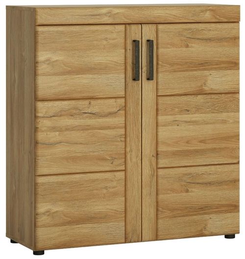 Cortina Oak Effect 2 Door Shoe Cabinet