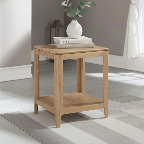 Dunmore End Table - Square - Oak