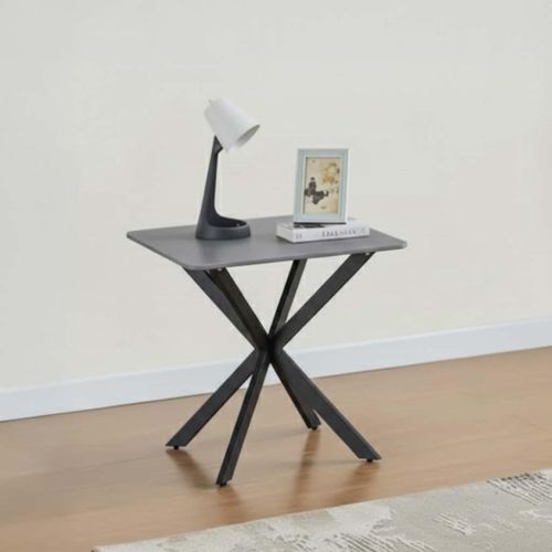 Azzurra End Table  Grey Sintered Stone