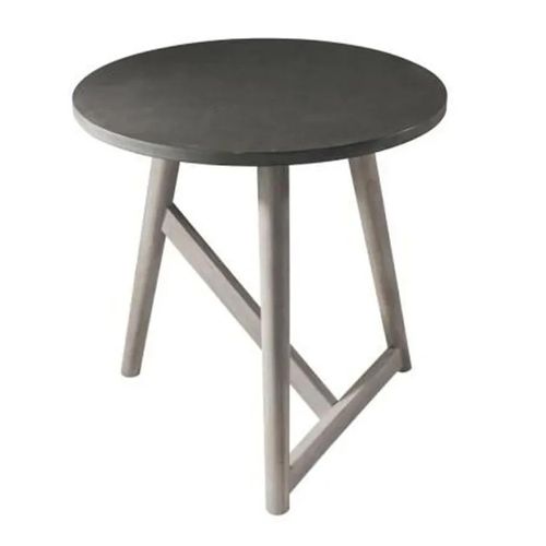 Clearance - Hamar Side Table - Round - Grey - B90
