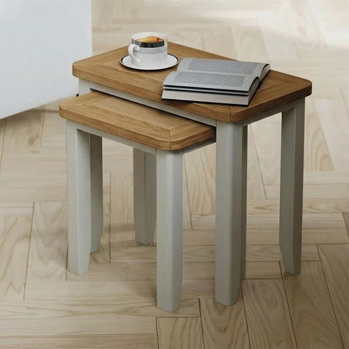 Arden Grey Painted Nest of 2 Tables