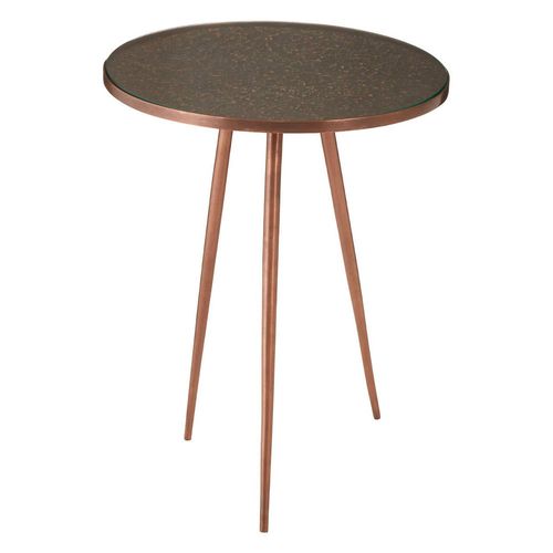 Akola Side Table - Copper - Round