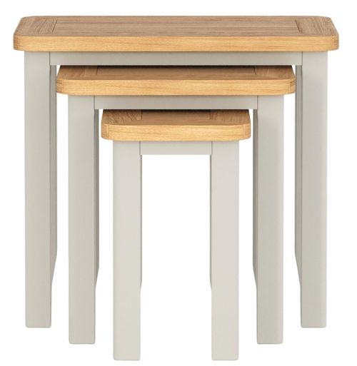Arden Grey Painted Nest of 3 Tables