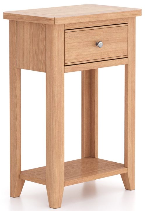 Arden Oak 1 Drawer Telephone Table