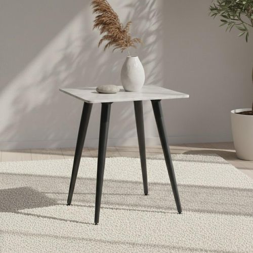 Argenta End Table - Grey Sintered Stone