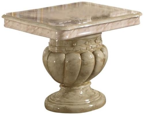 Betty Onyx Italian Square Lamp Table