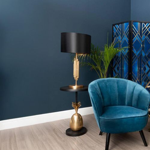 Boho Side Table - Brass Pineapple - Round