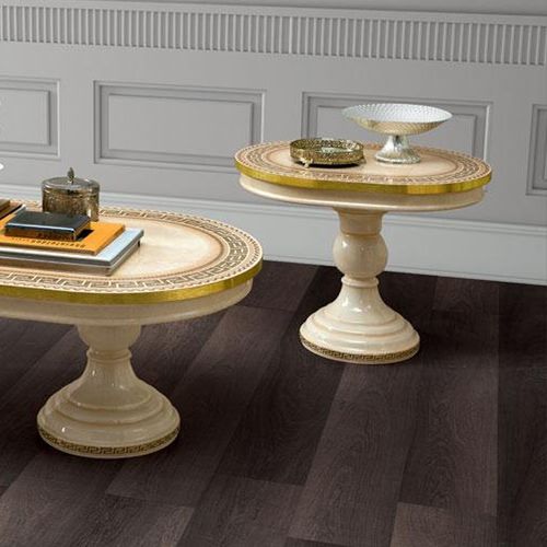 Aida Lamp Table - Oval - Ivory