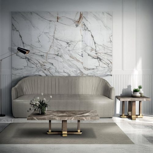 Daytona Lamp Table - Marble - Variation Available