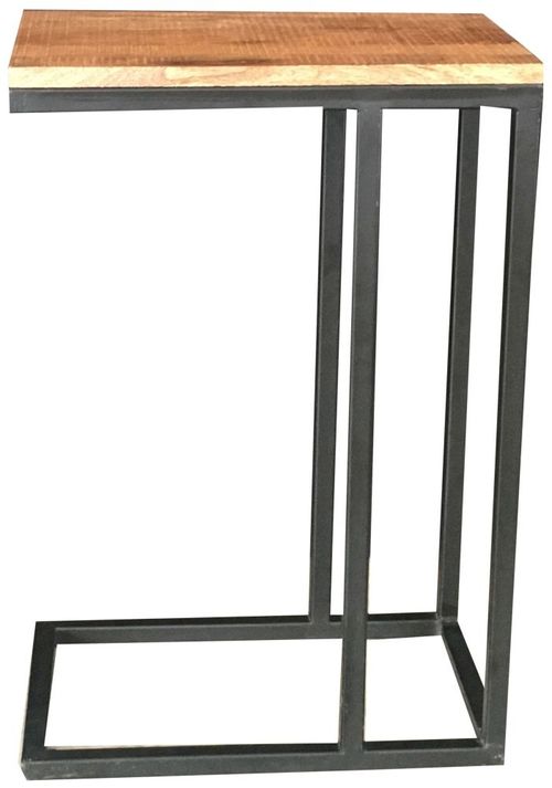 Industrial Mango Wood Large Side Table