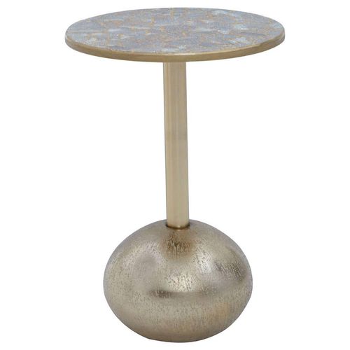 Inventivo Side Table - Round - Gold Metal