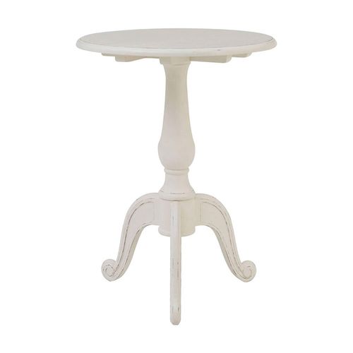 Loire Side Table - Round - White