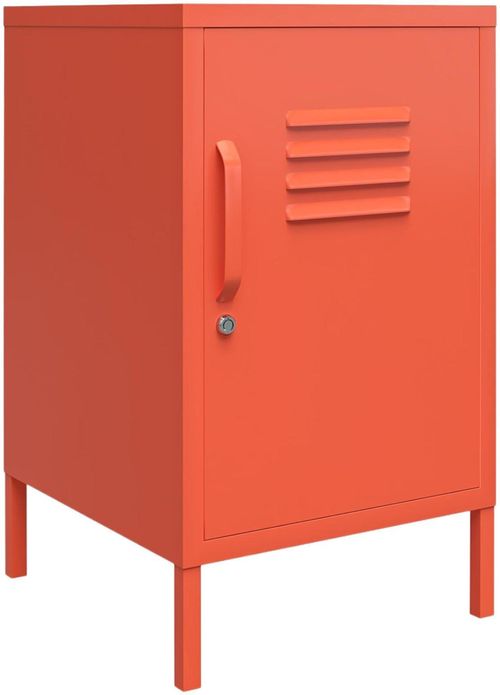 Nowata Cache Orange Locker End Table - 2354813COMNUK