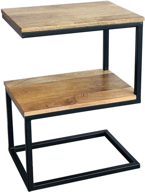 Ravi Mango Wood 2 Shape Accent Table