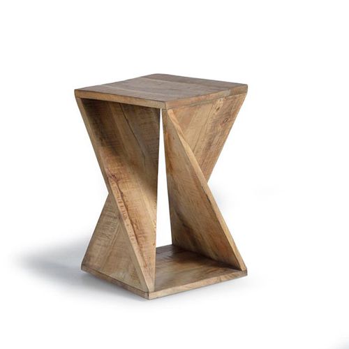 Umapine Side Table - Solid Mango Wood