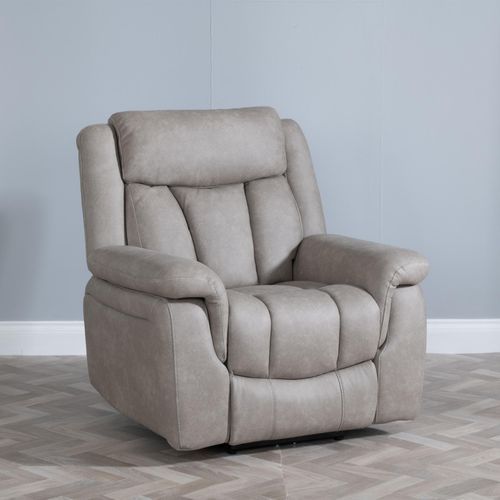Dylan Sandstone Fabric Electric Recliner Armchair