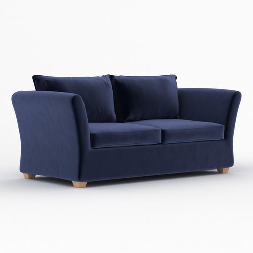 Kendle Sunningdale Midnight Blue Fabric 2 Seater Sofa Bed