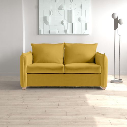 Oliver Sunningdale Saffron Fabric 2 Seater Sofa Bed