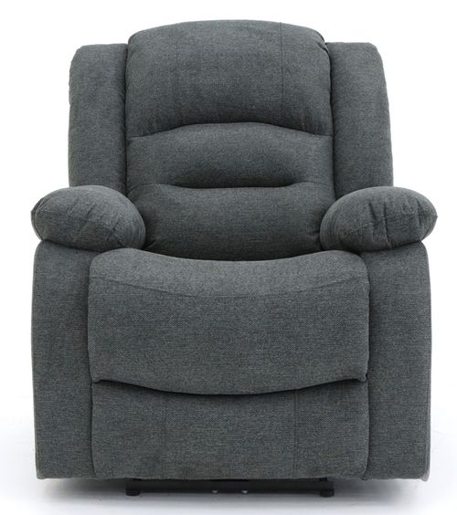 Alva Electric Recliner Armchair - Graphite Fabric