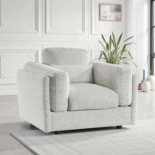 Bari Armchair - Beige Fabric