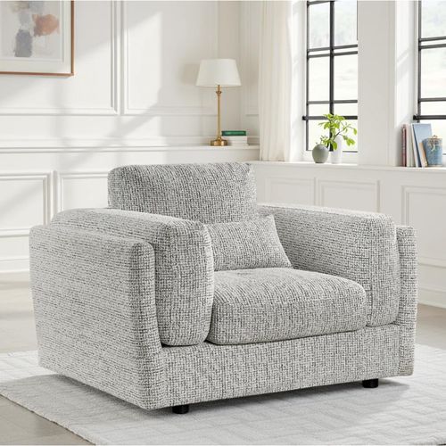 Bari Armchair - Grey Fabric