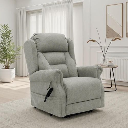 Fairmont Rise Recliner Armchair - Beige Fabric