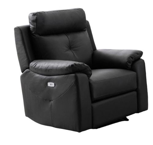 Milano Anthracite Leather Electric Recliner Armchair