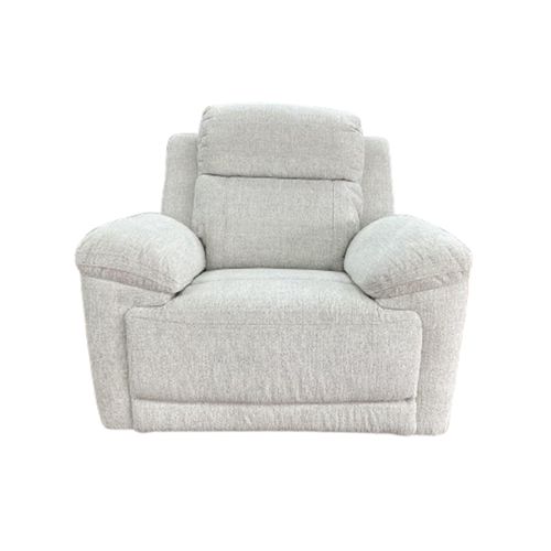 Owen Electric Recliner Armchair - Cream Fabric
