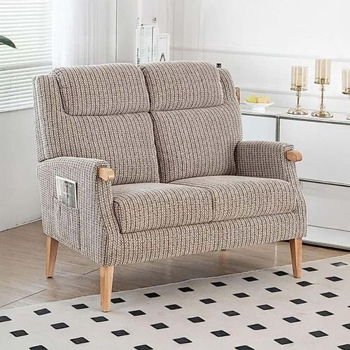 Lisbon 2 Seater Sofa - Natural Fabric