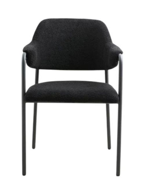 2 x Albert Balck Teddy Fabric Armchair