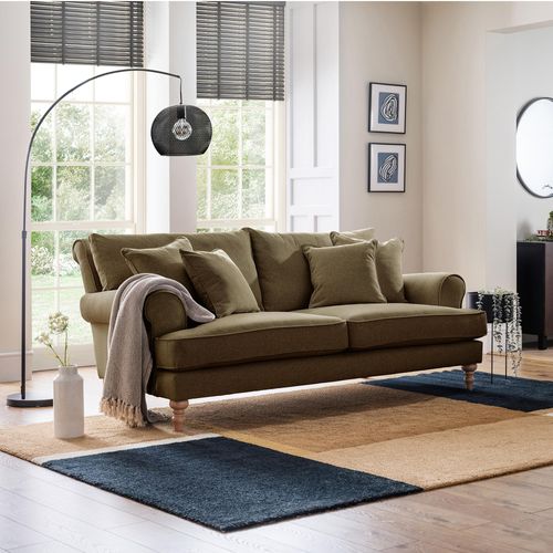 Arlan Hunter Fabric 3 Seater Sofa