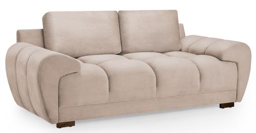 Azzuro Sofa - Mocha Velvet Fabric - 2 Seater
