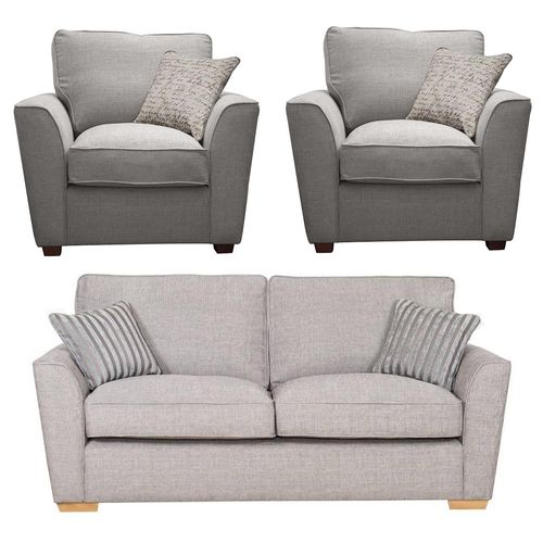 Buoyant Atlantis Fabric Sofa Set - 3+1+1 Seater - Variation Available