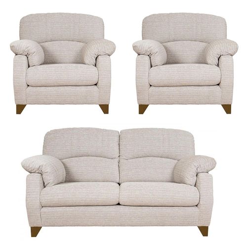 Buoyant Austin Fabric Sofa Set - 2+1+1 Seater - Variation Available