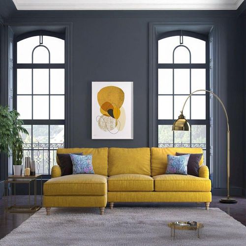 Buoyant Beatrix Fabric Chaise Sofa - LFC/RH2 - Variation Available