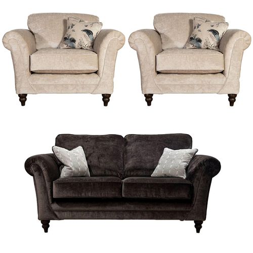 Buoyant Danbury Fabric Sofa Set - 2+1+1 Seater - Variation Available