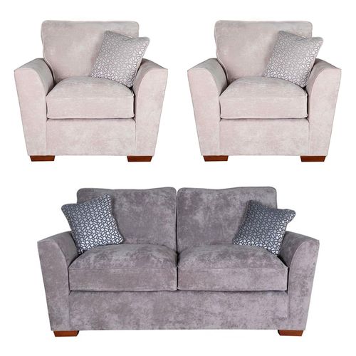 Buoyant Fantasia Fabric Sofa Set - 2+1+1 Seater - Variation Available