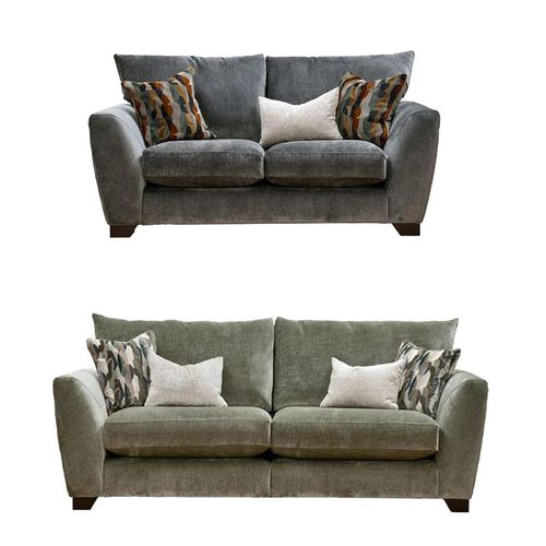 Buoyant Mala Fabric Sofa Set - 3+2 Seater - Variation Available