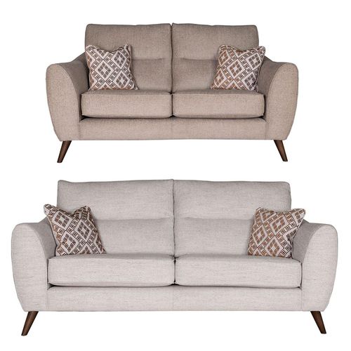 Buoyant Miller Fabric Sofa Set - 3+2 Seater - Variation Available