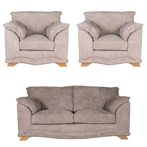 Buoyant Nicole Fabric Sofa Set - 2+1+1 Seater - Variation Available