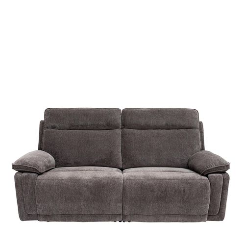 Cadenza Charcoal Fabric 3 Seater Electric Recliner Sofa