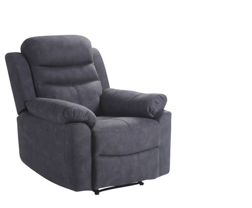 Hooven Charcoal Fabric Recliner Armchair