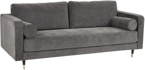 Mareeba Fabric Grey 3 Seater Sofa